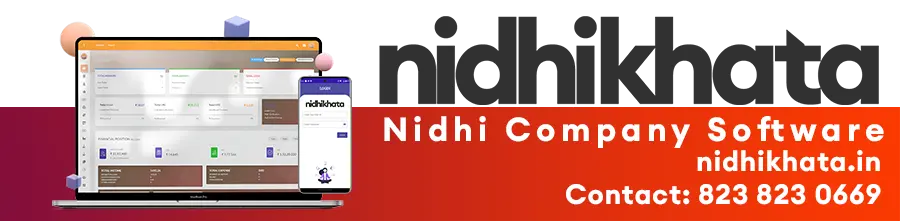 Nidhikhata Best online Nidhi Company Software